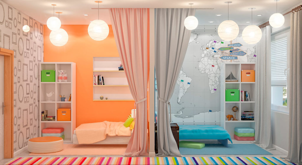 Советы по выбору вариантов тканей для штор в детскую комнату